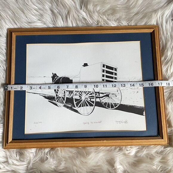Greg Kempfs “Going to Market” Lithograph Print Numbered and Signed - Picture 9 of 15